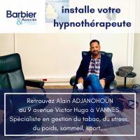 Barbier & associés installe votre hypnothérapeute !