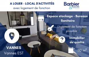 A LOUER - LOCAL D'ACTIVITÉS Vannes EST / THEIX