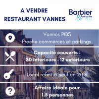 A VENDRE - RESTAURANT