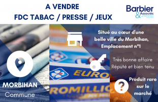 A VENDRE - Tabac / Presse / Jeux