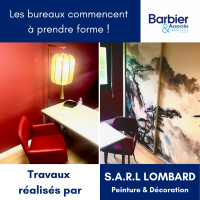 Les bureaux prennent forme !