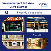 Il s’investit dans le quartier du poids public pour faire vivre les commerces de proximité et le centre-ville de Vannes.