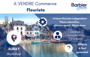 A VENDRE - COMMERCE FLEURISTE