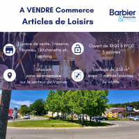 A VENDRE - COMMERCE EQUIPEMENT LOISIR